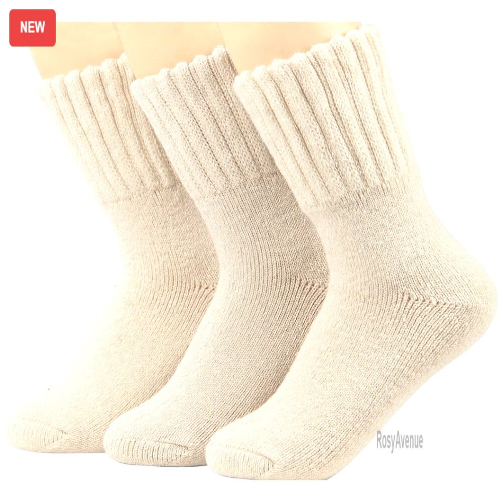 Thick Knit Winter Boot Socks for Women, Calf Length, Warm Gift Idea
